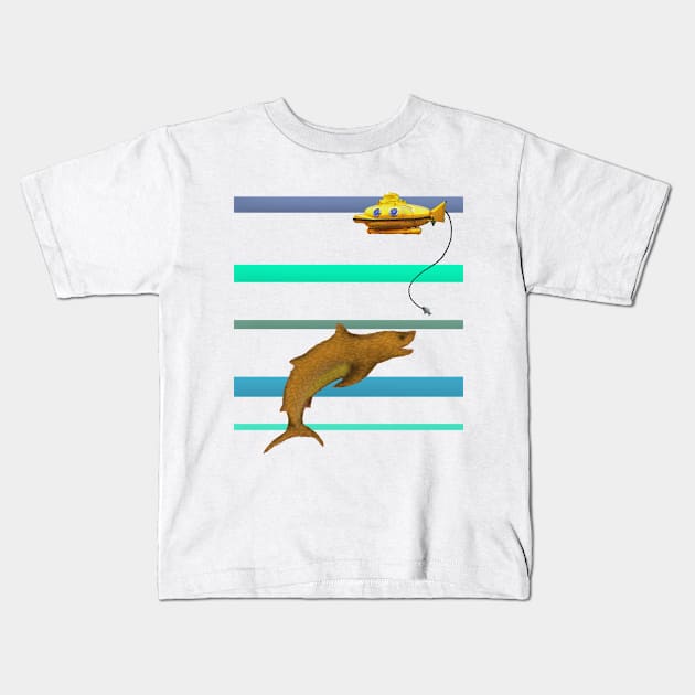 The Aquatic Life Kids T-Shirt by Aux_Design